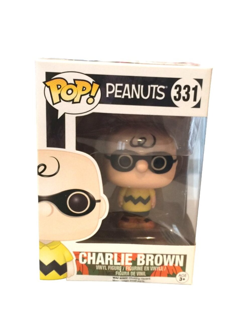 FUNKO POP! Peanuts Charlie Brown in Mask Halloween #331 Vinyl Character